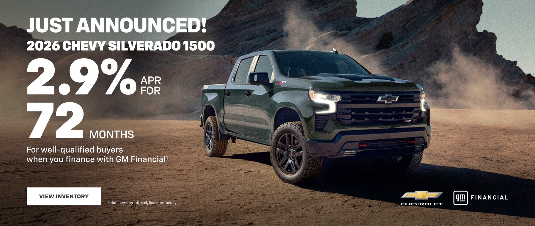2026 Chevy Silverado 1500 at Eskridge Chevrolet in Guthrie OK